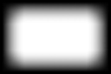 Plakat Vintage film overlay texture, black blur gradient frame with soft faded edges fading to transparent center, retro photo filters, old film border overlay mockup, dark gradient frame old movie footage