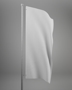 white blank flag