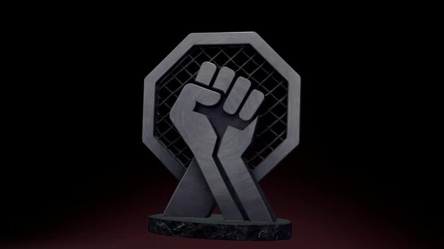 MMA Trophy Animation