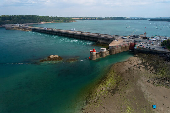 Coastal tide energy - Rance River tidal power plant, France