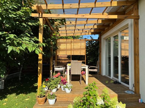 terrace during the day