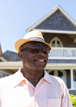Handsome  Black man senior outdoor Portrait 