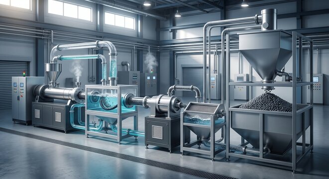 Advanced Underwater Granulation System for Spherical Recycled Polymer Pellets