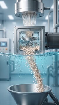 Perfectly Spherical Recycled Plastic Pellets from Premium Underwater Granulation
