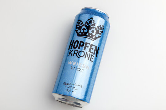 Hopfen Krone Weizen Beer Can