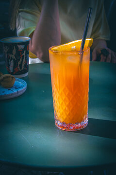 glass of orange juice