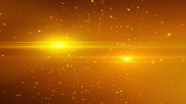 Golden Summer concept the motion of bokeh sunlight natural shadow overlay loop background, logo titles in award, music, wedding, anniversary, party and presentation backdrops, corporate.