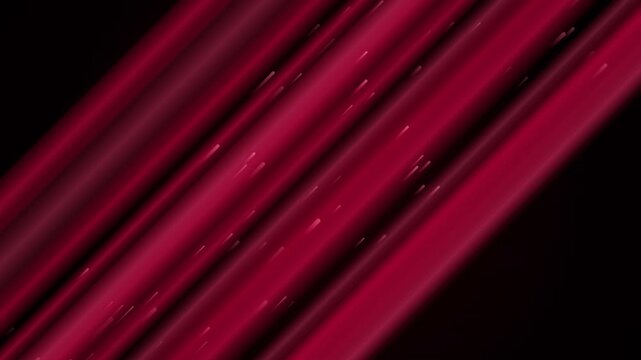 Silky red fabric texture close-up motion