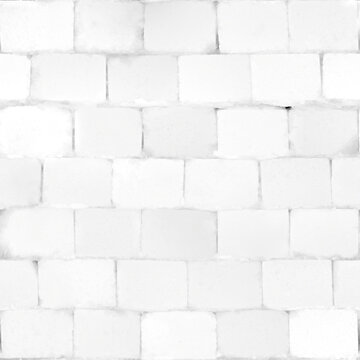 Alpha heightmap of rectangular cobblestone pavers for 3d floor texture