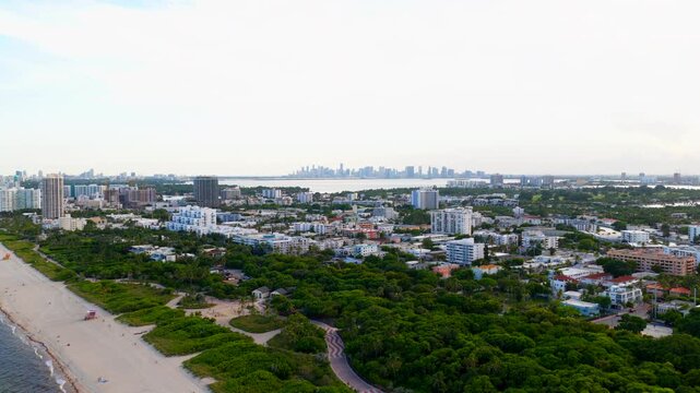 Aerial drone video North Beach Oceanside Park 2026 4k 24fps