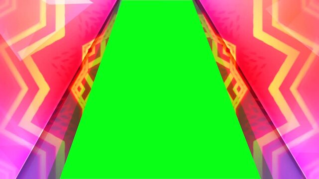 Glamour Designed Wedding Slideshow Presentation Green Screen Template Chroma Key Frame Background