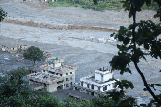 Bhotekoshi Flood: Rescue Teams Search for Missing People