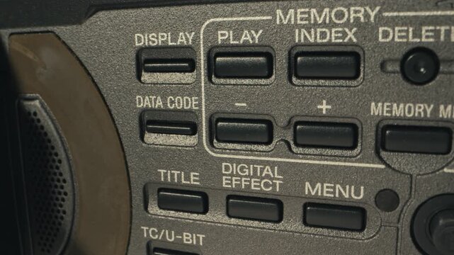Camera professional cinema MiniDV video camcorder close up broadcast film equipment device