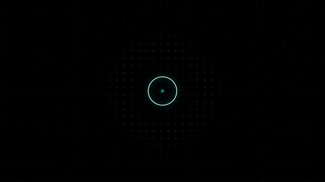 Multiple Circle Expand Staggered Animation - 4K Motion Transition