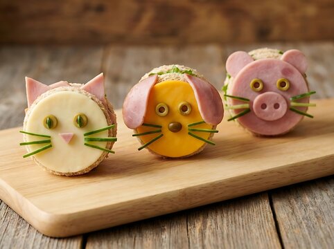 Fun Animal Shaped Sandwiches for Kids Healthy Lunch Recipe