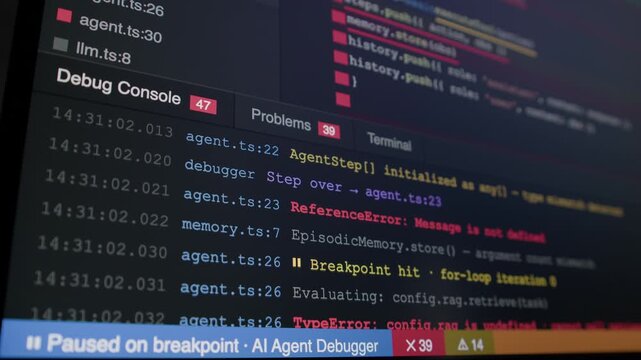 Error Fatal AI System Crash coding Chatbot Virus Corrupts Data red Screen of Death Digital Failure Concept