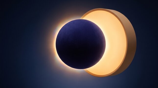 Indigo eclipse marks a calm transition into evening