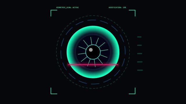 Cybernetic Eye Interface Futuristic Technology Digital Vision.