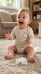 Fototapeta premium Funny Baby