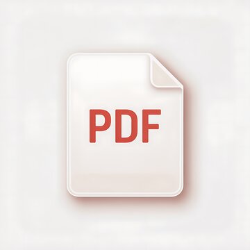 Simple pdf file document icon