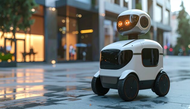 Autonomous robot delivery service concept