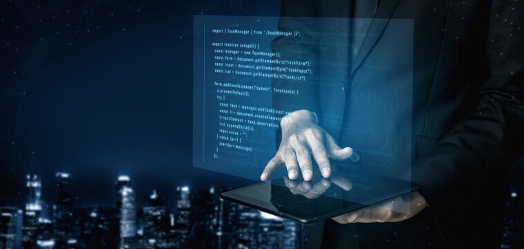  programming for task manager user interface, handling form submission, input validation, task list rendering, and exception alerts with dynamic DOM interaction Vouch