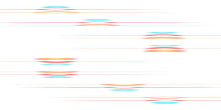 Abstract background, with horizontal light, streaks, glowing red, and cyan elliptical, shapes on a, black backdrop, motion, blur effect with, parallel lines