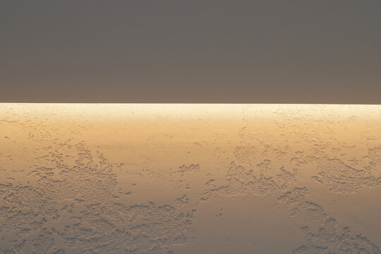 Led hidden ceiling plaster lighting