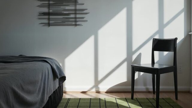 timelapse of the bedroom wall