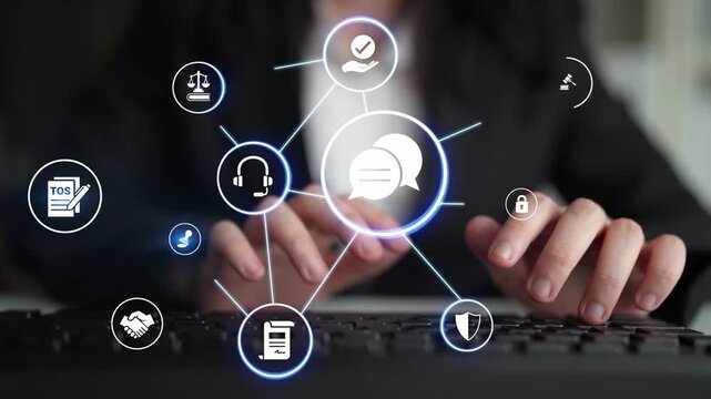 The concept of terms of service outlines legal agreements. These rules are crucial for user protection, ensuring compliance with the company's terms of service policies. Funnel