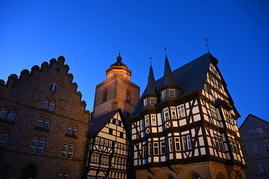 Kirche und Rathaus in Alsfeld