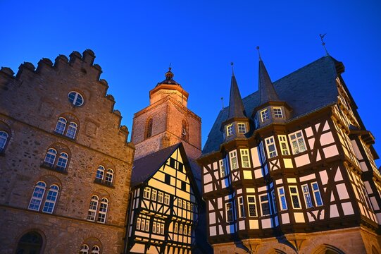 Kirche und Rathaus in Alsfeld