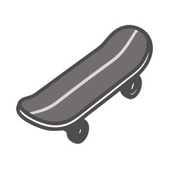 Skateboard illustration © desyel