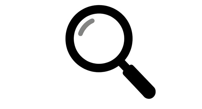 Magnifying glass, search, icon, loupe, lens, optical, focus, view, inspect, investigate, examine, magnifying-lens, search-tool, look-up, analysis
