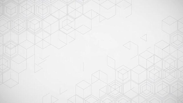 Abstract geometric pattern with cubes