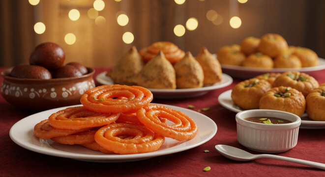 orange jalebi