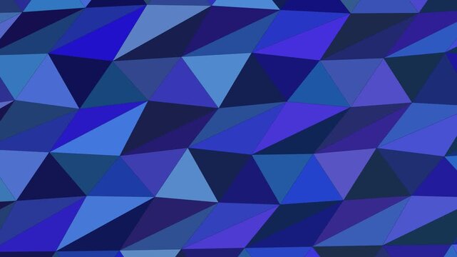 Geometric Blue Mosaic Pattern: A mesmerizing abstract background composed of interlocking geometric shapes in various shades of blue, creating a dynamic and modern visual texture.