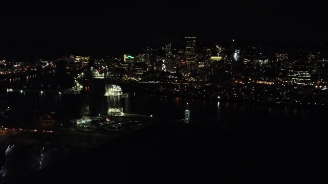 Portland Downtown Drone