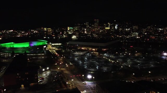 Portland Downtown Drone