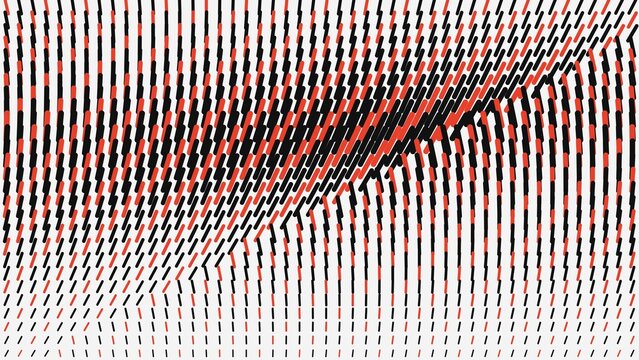 Abstract background, with diagonal lines, of black and, red dashed segments, on a white, background pattern texture style