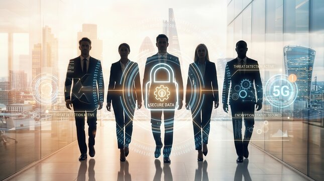 Cybersecurity risk management strategies for enterprise data protection and secure network access.