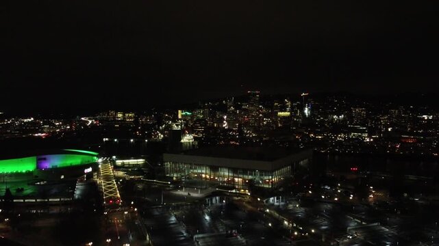 Portland Downtown Drone