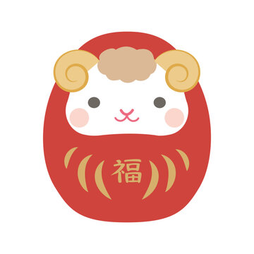 だるま(未)のイラスト