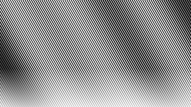 Monochrome background, with diagonal parallel, black lines of, varying thickness, creating, a dynamic striped, pattern and visual texture