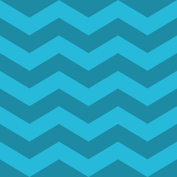 Blue seamless chevron pattern repeating background vector