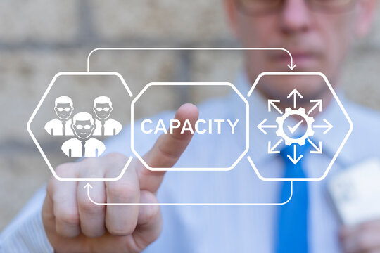 Concept of plan to increase business company capacity.