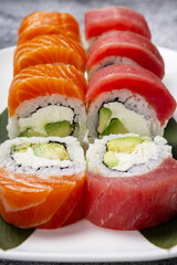 sushi with salmon © 0990930308
