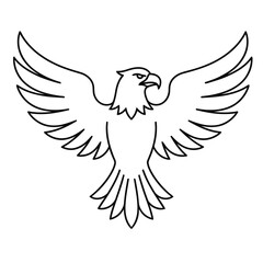 Obraz premium Eagle outline