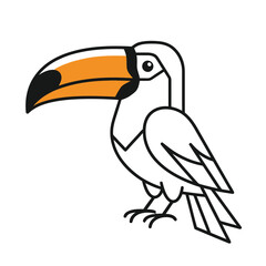 Naklejka premium Toucan bird illustration
