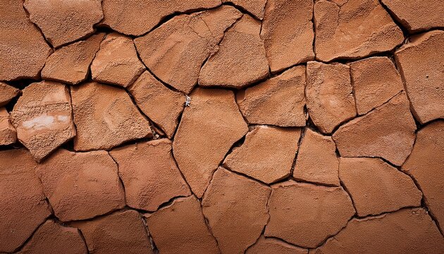 Rammed Earth Wall Texture With Warm Layered Clay Tones